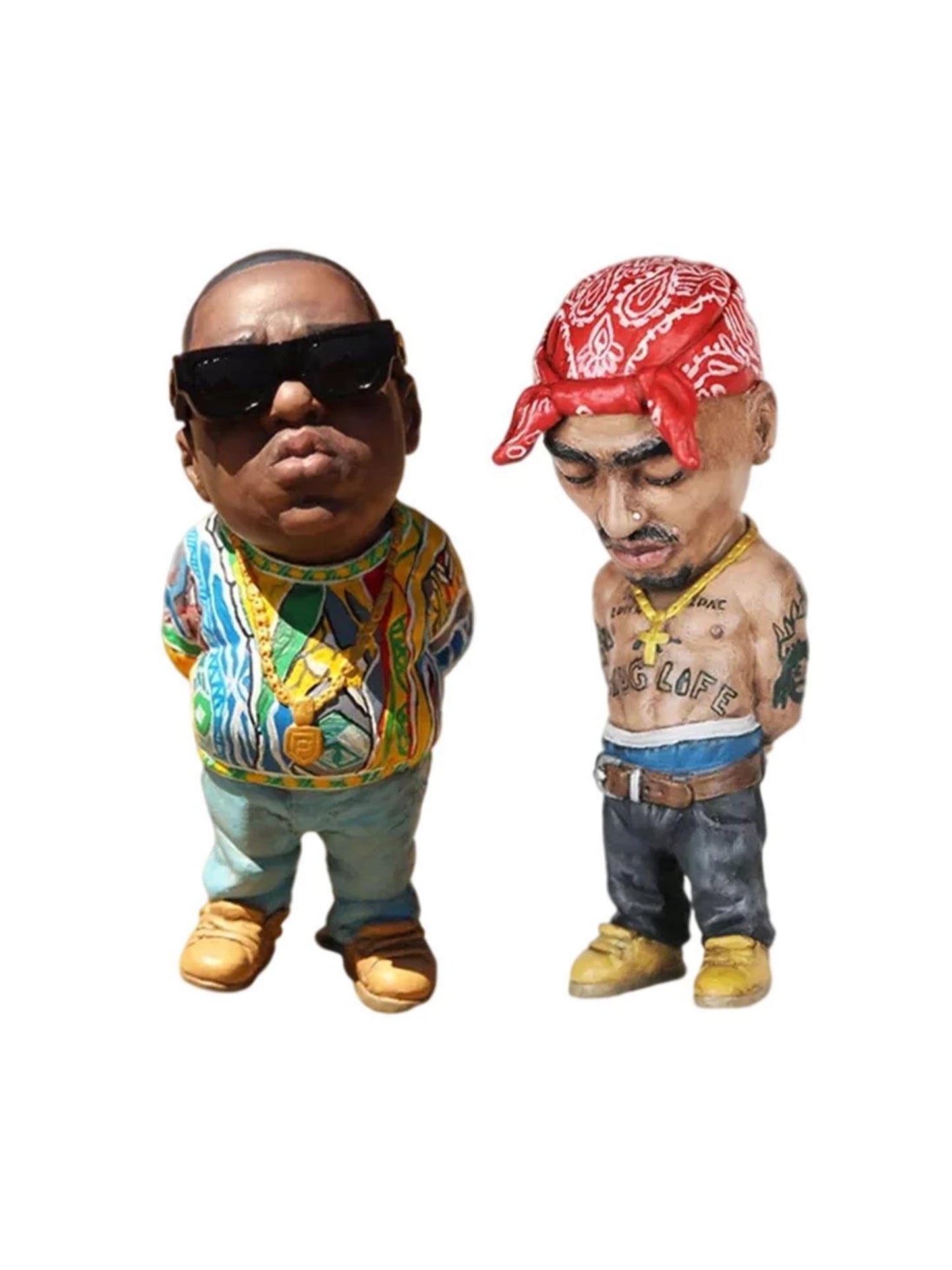 BIGGIE & TUPAC FIGURINES