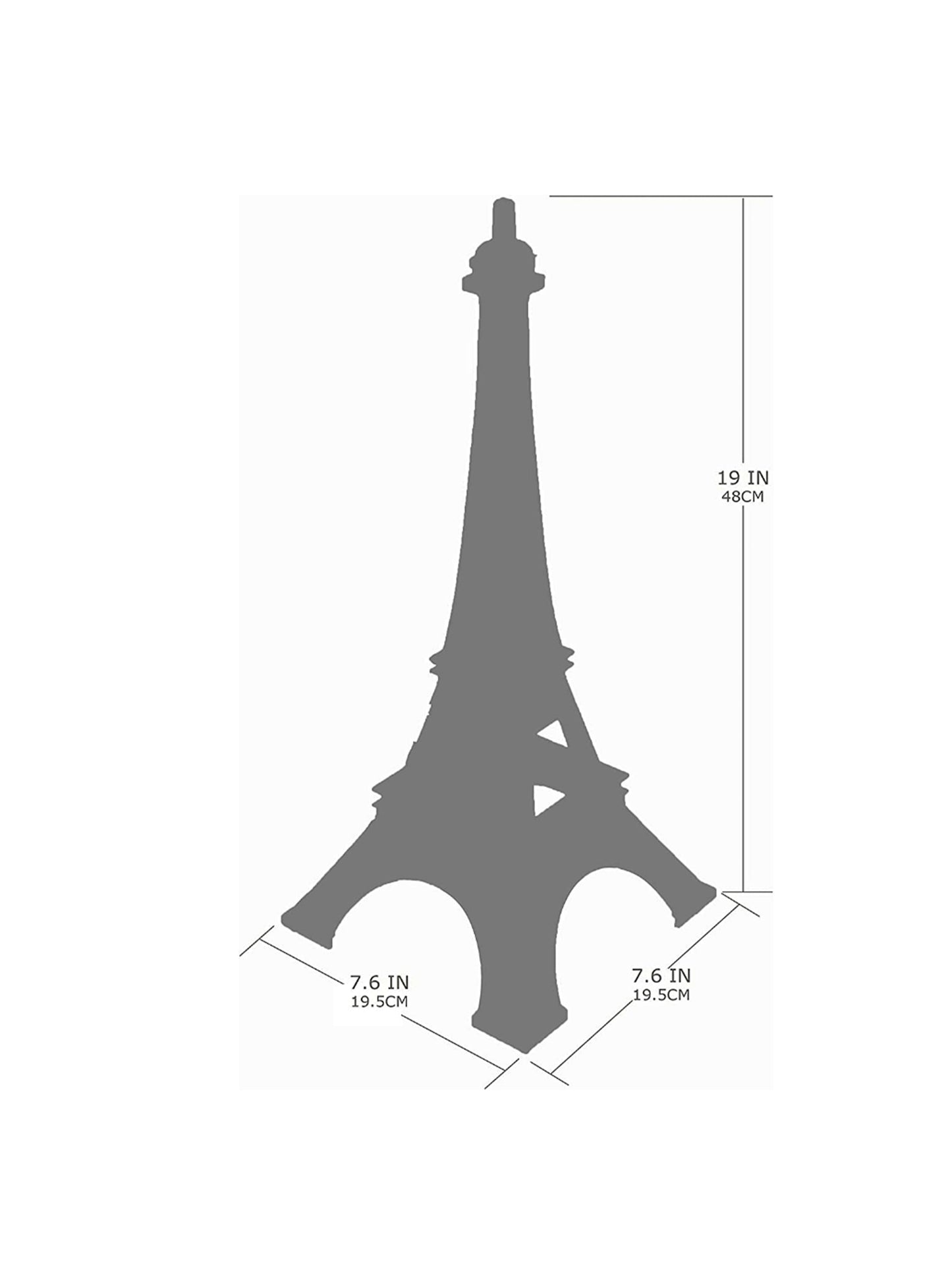 EIFFEL TOWER FIGURE - SILVER